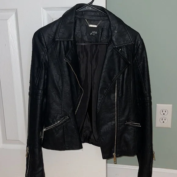 a.n.a. Faux leather jacket size small - Picture 2 of 8